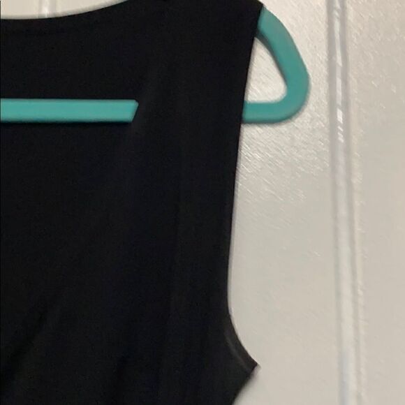 Charlotte Russe sleeveless faux wrap dress size L - Picture 4 of 8